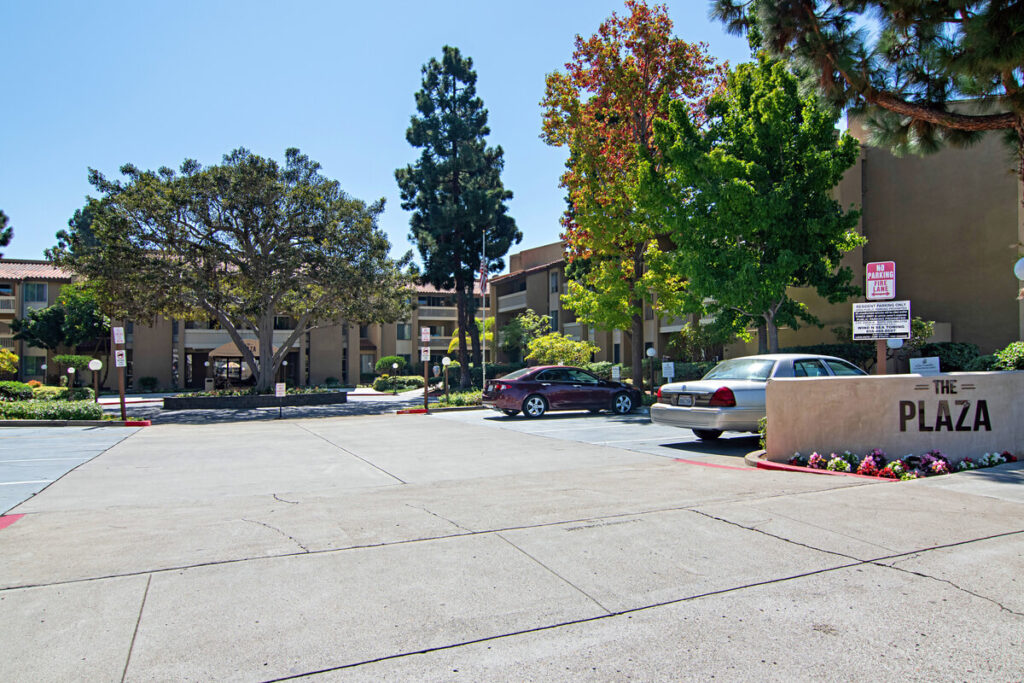 The Plaza condos guest parking