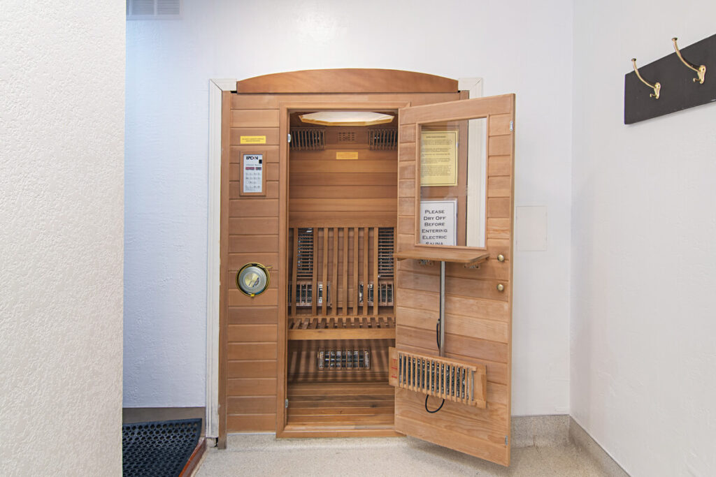 The Plaza condos sauna