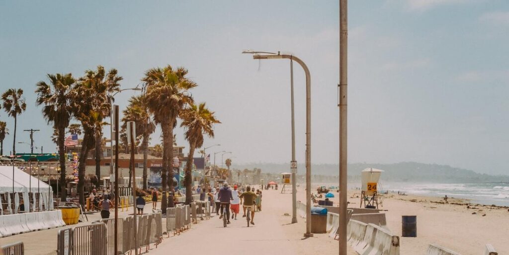 Pacific Beach boardwalk