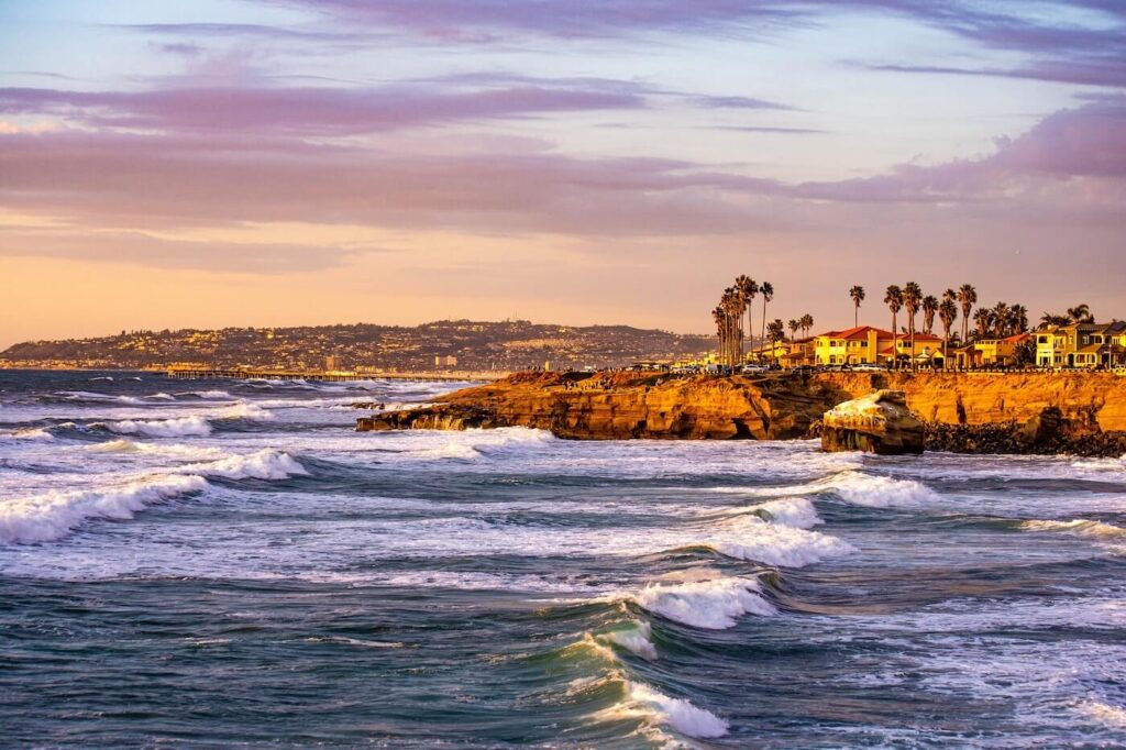 Sunset cliffs, San Diego